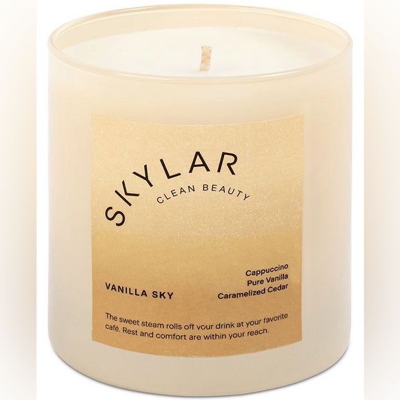 NEW Skylar Vanilla Sky Candle 8oz NIB brand new in box unused clean beauty NWT - Picture 2 of 7